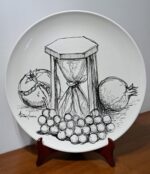 Piatto in Ceramica di Deruta Clessidra 46 cm - immagine 8