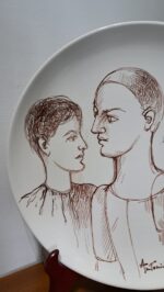 Piatto in Ceramica di Deruta Madonna Lignea 36 cm - immagine 6