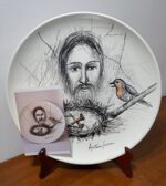 Piatto in Ceramica di Deruta Cristo 42 cm - immagine 12