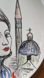 Piatto in Ceramica di Deruta Venezia 42 cm - immagine 10