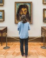 Cristo a rilievo, dipinto a olio su tavola - immagine 2