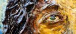 Cristo a rilievo, dipinto a olio su tavola - immagine 8