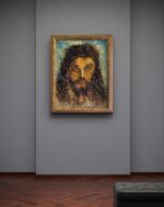 Cristo a rilievo, dipinto a olio su tavola - immagine 11