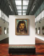 Cristo a rilievo, dipinto a olio su tavola - immagine 28
