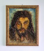 Cristo a rilievo, dipinto a olio su tavola - immagine 39