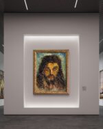 Cristo a rilievo, dipinto a olio su tavola - immagine 40