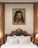 Cristo a rilievo, dipinto a olio su tavola - immagine 44