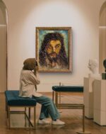 Cristo a rilievo, dipinto a olio su tavola - immagine 43