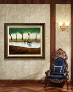 Paesaggio con cavalli e barche a vela - immagine 21