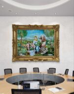 La sacra famiglia con Giovanni il Battista - immagine 2