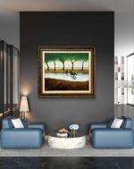 Paesaggio con cavalli e barche a vela - immagine 10