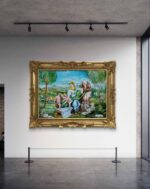 La sacra famiglia con Giovanni il Battista - immagine 5