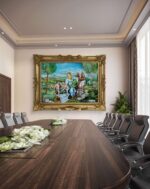 La sacra famiglia con Giovanni il Battista - immagine 12