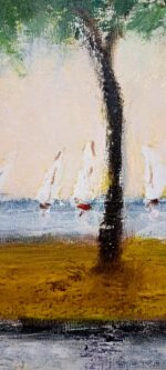 Paesaggio con cavalli e barche a vela - immagine 26