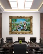 La sacra famiglia con Giovanni il Battista - immagine 21