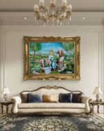 La sacra famiglia con Giovanni il Battista - immagine 24